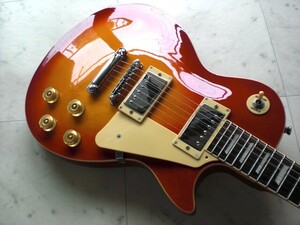 ほぼデッドストック状態！ 驚異の弦高1.5mmでこの上ない弾き易さの Les Paul Standard レプリカモデル　ペグは新品　安心のフルメンテ済