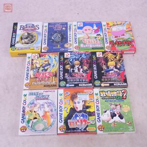 動作保証品 GBC ゲームボーイカラー 怪人ゾナー/テイルズ オブ ファンタジア/牧場物語2/遊戯王 等 計 10本セット 箱説付 ダブりなし【10