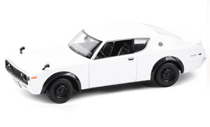 1/24 日産 ニッサン ケンメリ スカイライン 白 ホワイト Maisto Nissan Skyline 2000 GT-R KPGC110 GTR white 1973 1:24 梱包サイズ60