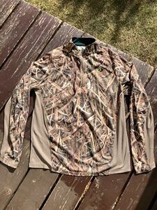 ◆Mossy Oak◆ Shadow Grass Blades迷彩: プルオーバーシャツ 1/4 Zip: USサイズM(38-40) : 狩猟 射撃 シューティング ハンティング