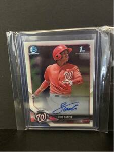 2018 bowman Luis garcia auto 1st