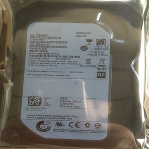 【中古】MIDTY HDD 250GB 3.5インチ SATA 6Gb/s 16MB 7200RPM 内蔵HDD用 デスクトップHDD用 ST250