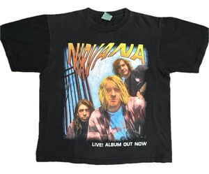 Nirvana ニルバーナ Tシャツ 90s Vintage Bootleg Tee ニルバーナ ブート Tシャツ 90s ヴィンテージ 