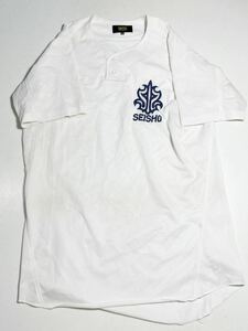 西湘 野球部 刺繍ロゴ ゼット ZETT ユニフォーム トレーニングシャツ XOサイズ