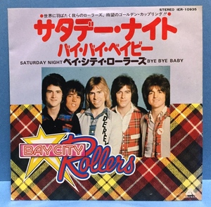 EP 洋楽 BAY CITY ROLLERS / SATURDAY NIGHT - Bye Bye Baby 日本盤