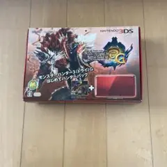 【超美品】3DS モンスターハンター3Gハンターパック フレアレッド