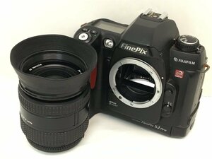 FUJIFILM FinePix S2 Pro / AF NIKKOR 24-50mm 1:3.3-4.5 デジタル一眼レフカメラ フード付き ジャンク 中古【UW070407】