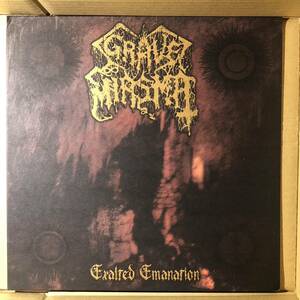 C12 中古LP 中古レコード Grave Miasma Exalted Emanation デスメタル ポスターブックレット付