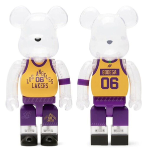 日本未販売 NBA Los Angeles LAKERS BEAR 400%ベアブリック/未使用