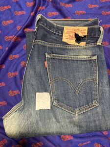 W34 L33 517 2005年製 Levi’s リーバイス ブーツカット LEVISリーバイス 赤耳