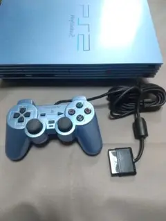 PlayStation 2 SCPH-39000 本体 ブルー系 限定カラー