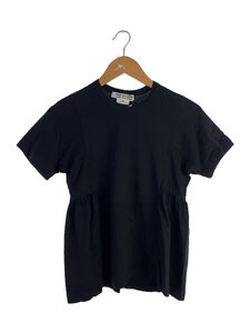 COMME des GARCONS◆Tシャツ/XS/コットン/BLK/RQ-T007