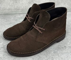 US企画 Clarks ORIGINALS クラークス オリジナルズ 「デザート ブーツ」 スエード チャッカ シューズ 31692 UK8.5 26.5cm Dワイズ 濃茶