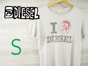 DIESEL●ディーゼル＜デカロゴ・半袖Tシャツ＞●H3560y