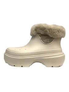 crocs◆stomp lined boot/208718/ブーツ/26cm/WHT