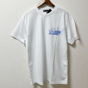 【新品】鈴鹿シティマラソン 2009 半袖 Tシャツ Mサイズ ホワイト ポリエステル