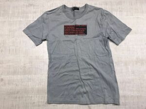 ミッシェルクランオム MICHEL KLEIN homme レトロ フューチャー Y2K ロック モード ネオお兄系 半袖Tシャツ カットソー メンズ グレー