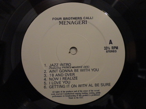 Menageri Four Brothers Call ! レアLP 名盤NEW JACK SWING Aint Gonna Be With You 収録　視聴