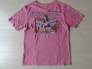 HYSTERIC GLAMOUR HG-FM 胸ポケット付き半袖Tシャツ ピンク Sサイズ 02182CT05