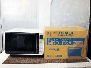 ◎★2023年製★ 中古★HITACHI 日立 オーブンレンジ MRO-F6A-W(ホワイト) ヘルシーシェフ【MRO-F6A-W】E6TH