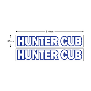 ■送料無料■CT125 ハンターカブ センターカバー　デカール　JA55 JA65 検)ステッカー カッティング 切り文字　ホンダ　HUNTER CUB