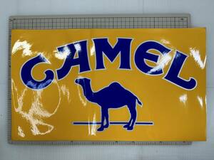 I【貴重/当時物/非売品】超特大　CAMEL　キャメル　喫煙グッズ　煙草　ステッカー　シール　※約470×270mm　　