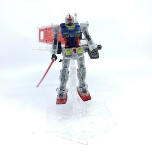 HG 1/144 RX-78-02 ガンダム(GUNDAM THE ORIGIN版)[クリアカラー] 機動戦士ガンダム 完成品 ジャンク プラモデル ガンプラ(Y0527_3)