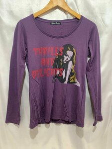 HYSTERIC GLAMOUR ヒステリックグラマー 長袖Tシャツ ホラー スリラー コットン100 0134CL06 サイズ FREE トップス