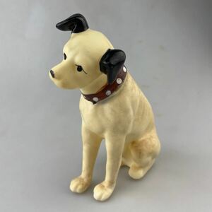 【送料無料】ビンテージ ビニタイビクター犬 Victor ニッパー犬 昭和レトロ 古道具当時物 15cm