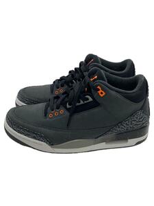 NIKE◆AIR JORDAN 3 RETRO_エアジョーダン 3 レトロ/28.5cm/BLK