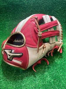 【美品・即戦力品】MIZUNO Global Elite ミズノ グローバルエリート 一般軟式用 内野手用 グラブ グローブ 1AJGR29305 勝色 サイズ10 23AW