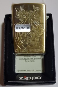 マジンガーZ ZIPPO　ゴールド (裏面 作者加工サイン入り)　新品未使用品