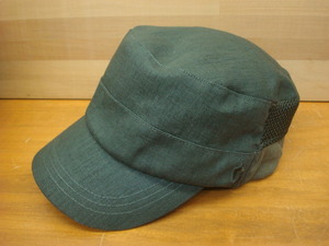 新品Clef (クレ) LINEN ICE RIB WORK CAP KHAKI