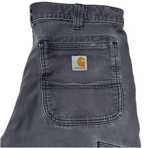 Carhartt カーハート ダックダブルニーペインターパンツ W32 グレー (D141)