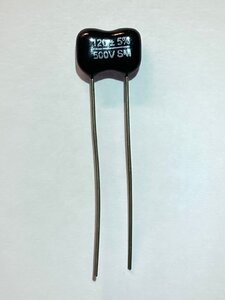 コンデンサ Capacitor - 500V, Silver Mica, ± 5%, 120 pF [送料170円から 同梱可]