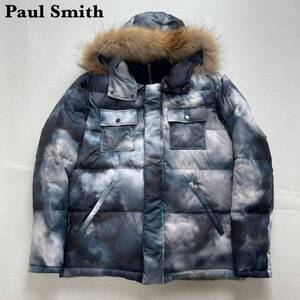 【極美品】Paul Smith ポールスミス ラクーンファー ダウンジャケット