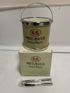 未使用品 WHYTE&MACKAY ホワイト＆マッカイ スコッチウイスキー アイスペール 氷入れ 明治屋 MEIDI-YA 1173f1200