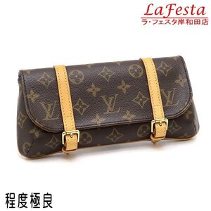 ◆ 本物 美品 ◆ LV ルイヴィトン ヴィトン ポシェットマレル モノグラム ウエストバッグ ウエストポーチ ベルトストラップ欠品 M51159