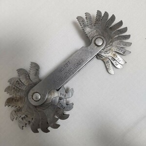 SCREW PITCH GAUGE No137 ピッチゲージ 測定工具 ネジ ねじ ネジ山 計測機器