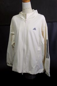 adidas/アディダス レディース ルーズフィット ウーブンジャケット サイズXL QU578/3ストライプス★送料520円★