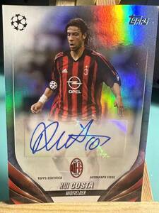 ●A378:2023-24 Topps UEFA ルイ コスタ Rui Costa 直筆サインカード Auto AC Milan