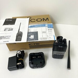 【送料無料】ICOM アイコム 144/430MHz デュアルバンド 5W FMトランシーバー テンキータイプ IC-T10 超美品・中古【Ae477541】