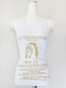 Redpepper インディアンプリント タンクトップTee 白色ホワイト レディースS / レッドペッパー女性Tシャツ
