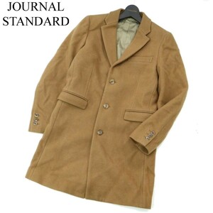 JOURNAL STANDARD ジャーナルスタンダード 秋冬 メルトン ウール★ チェスター コート Sz.S　メンズ　A2T13708_B#N