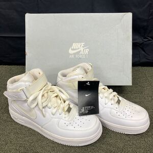 □【売り切り】NIKE ナイキ AIR FORCE1 エアフォースワン MID07 ホワイト 315123-111 箱付属 26.0cm メンズスニーカー 