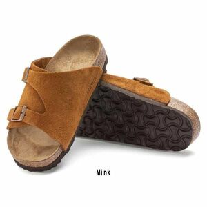 ※訳あり アウトレット BIRKENSTOCK(ビルケンシュトック)チューリッヒ ストラップ サンダル Zurich 1023842 Regular Mink EU37(24.0cm)