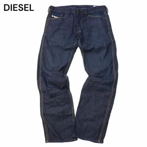 イタリア製★ DIESEL ディーゼル 【DUGHAN 008LG】 通年 ストレート デニム パンツ ジーンズ Sz.31　メンズ　I4B01406_7#R