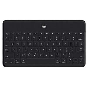 【中古】ロジクール KEYS TO GO ワイヤレス Bluetooth キーボード iK1042BKA US配列 薄型 6mm 軽量 180g ワ