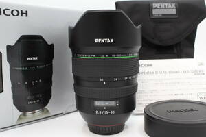 ＜＜化粧箱＆専用ケース付き！！＞＞【極美品】 PENTAX ペンタックス HD PENTAX-D FA 15-30mmF2.8ED SDM WR 超広角 #LE2023698