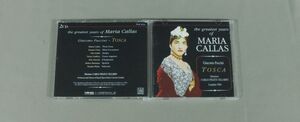 ★輸CD MARIA CALLAS/GREATEST YEARS OF MARIA CALLAS : PUCCINI-TOSCA ★